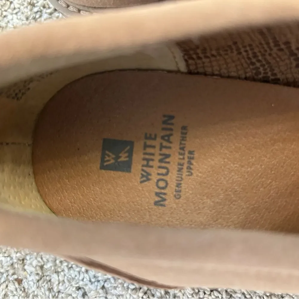 White Mountain chunky suede